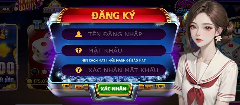 Cách đăng ký tài khoản tại cổng game nổ hũ Rikvip