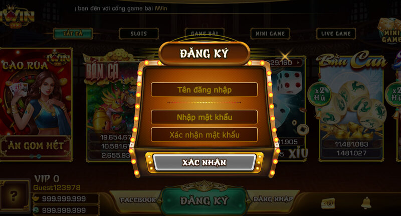Hướng dẫn quy trình Đăng ký tài khoản nổ hũ Iwin