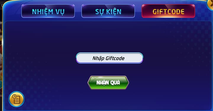 Khuyến mãi nhận Giftcode với phần quà giá trị tại khuyến mãi nổ hũ Rikvip