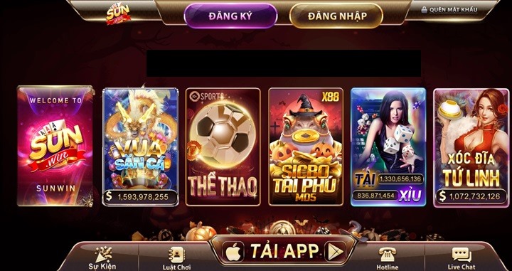 Giới thiệu về app nổ hũ Sunwin