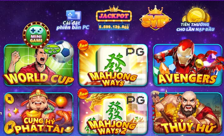 Kho trò chơi đa dạng tại cổng game Vin99