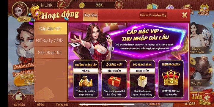 Lợi thế của CF68 so với những cổng game khác