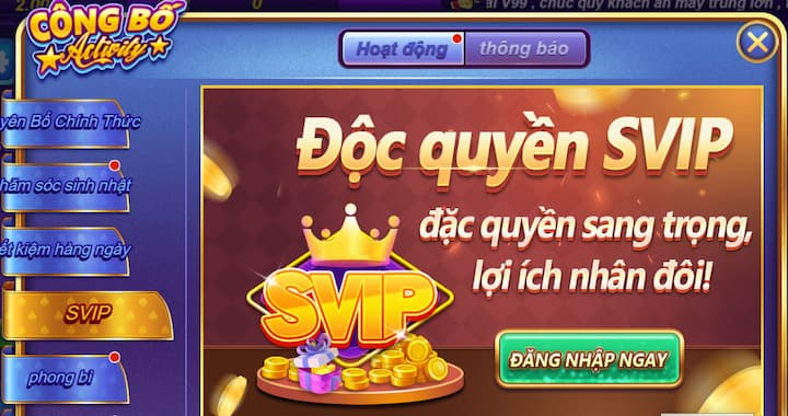 Những khuyến mãi siêu hấp dẫn tại cổng game Vin99