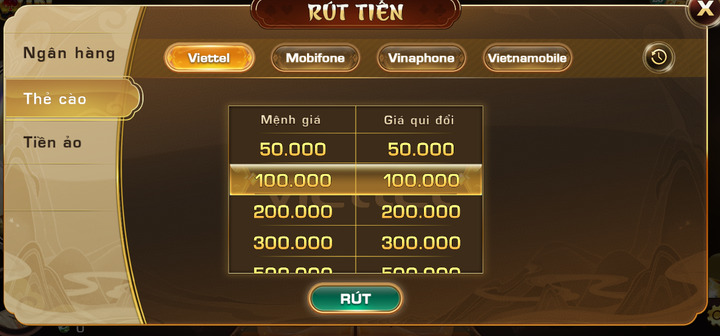 Hướng dẫn cách nạp rút tiền tại Sonclub