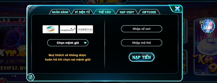 Hướng dẫn cách đăng ký, đăng nhập tài khoản xvip
