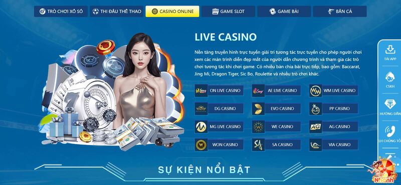 Các sản phẩm “cực đỉnh” tại nhà cái V6bet