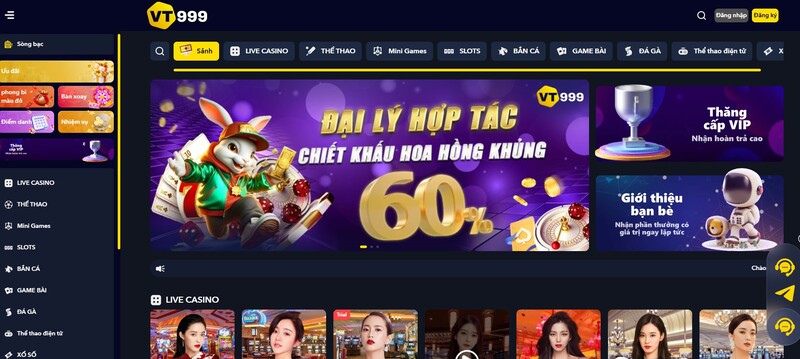 Tìm hiểu về sân chơi danh giá vt999