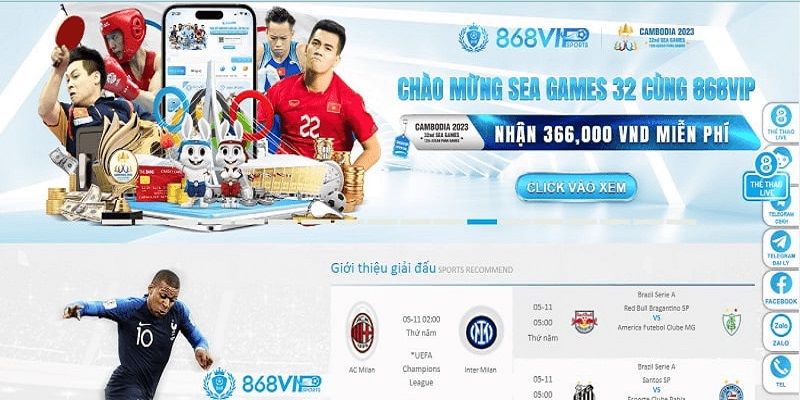 Cá cược thể thao sản phẩm nổi bật nhất tại 868vip
