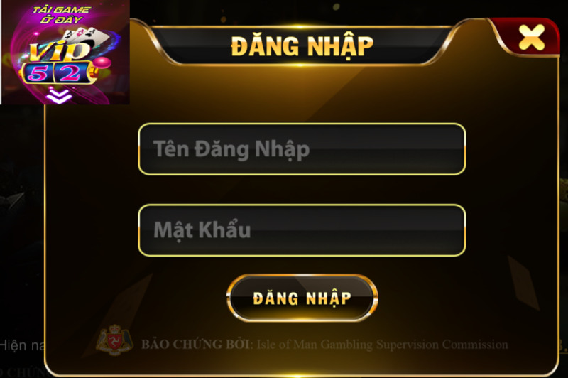 Hướng dẫn đăng nhập Vip52