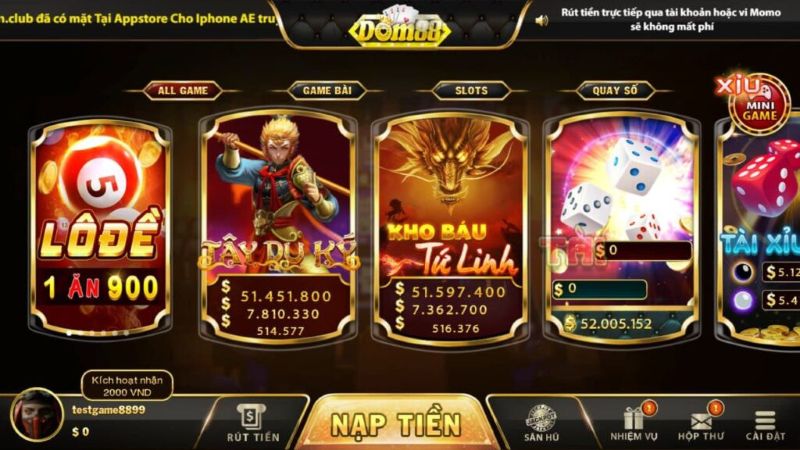 Tựa game bài online rút thẻ cào Dom88 không thể bỏ lỡ