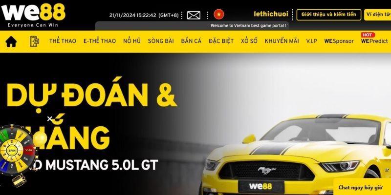 Giao diện của We 88 được thiết kế với mục tiêu tối ưu hóa trải nghiệm