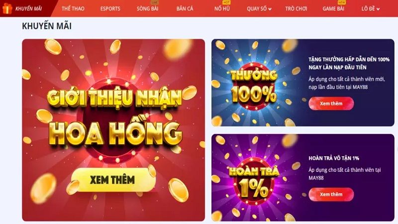 Khuyến mãi đặc sắc của Rick88