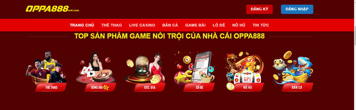 Các trò chơi cá cược Oppa888