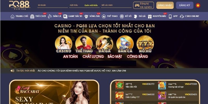 Khám phá kho game cực khủng tại pq88