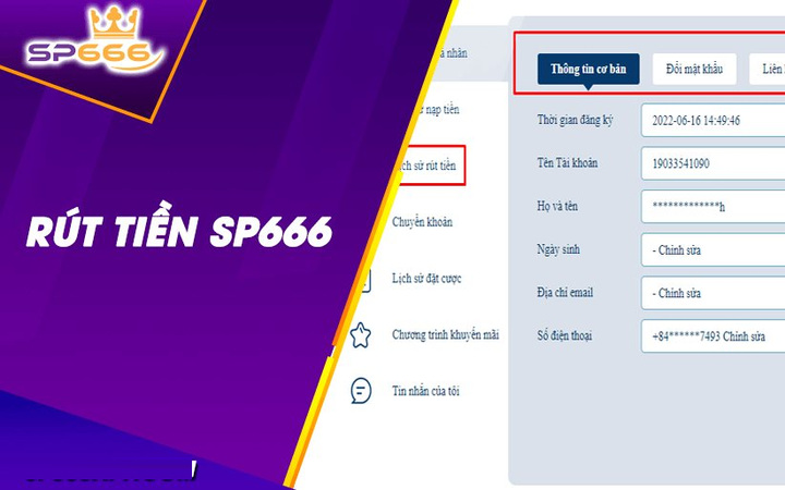 Hướng dẫn cách nạp rút tiền Sp666