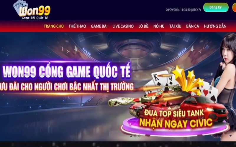 Hướng dẫn tham gia chơi game bài Won99