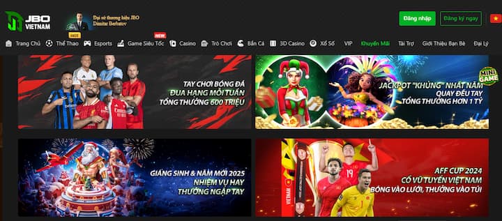 Điểm sáng tạo nên sức hút với bet thủ tại nhà cái JBO